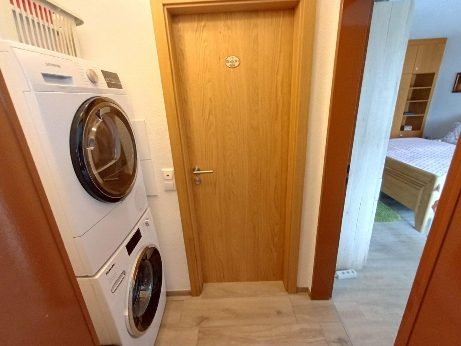 Platz f�r Waschmaschine Etagenwohnung Neureichenau