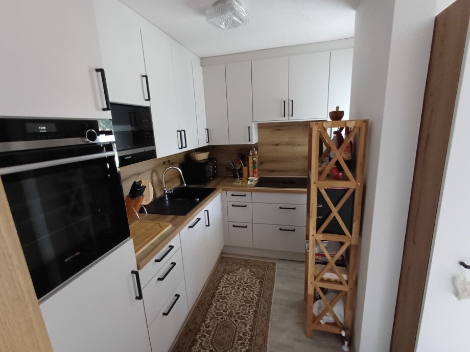 Blick vom Badezimmer Etagenwohnung Neureichenau