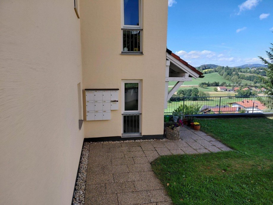 Eingangsbereich Terrassenwohnung Waldkirchen