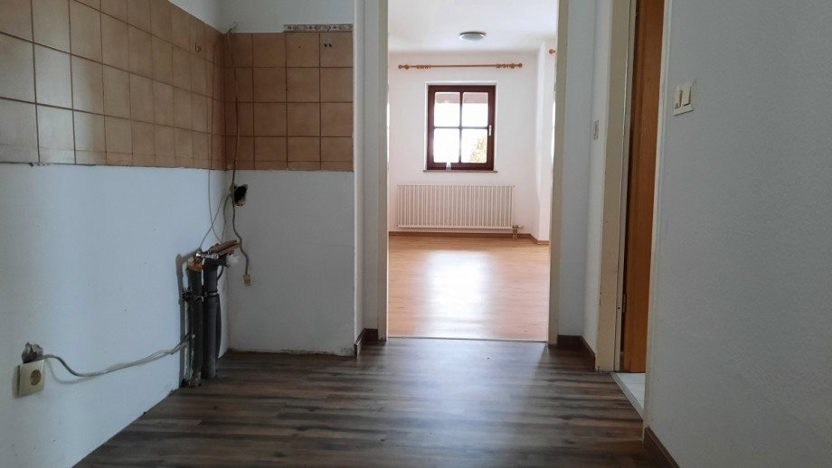 Blick in den Raum Erdgeschosswohnung Waldkirchen