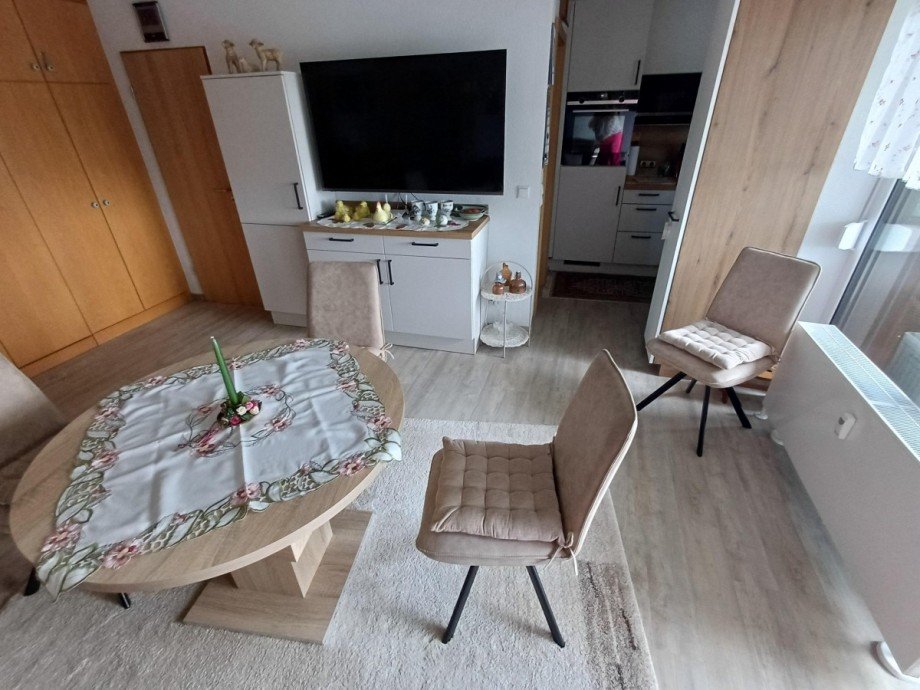 Blick zur K�che und Flur Etagenwohnung Neureichenau