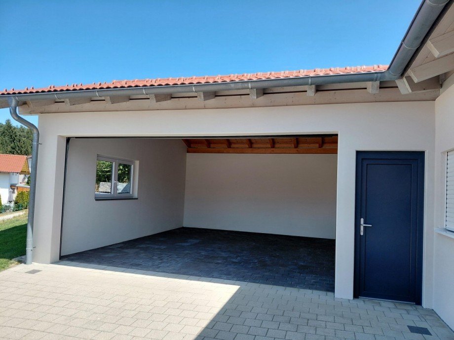 Doppelgarage + Zutritt Garten Bungalow Eging a.See